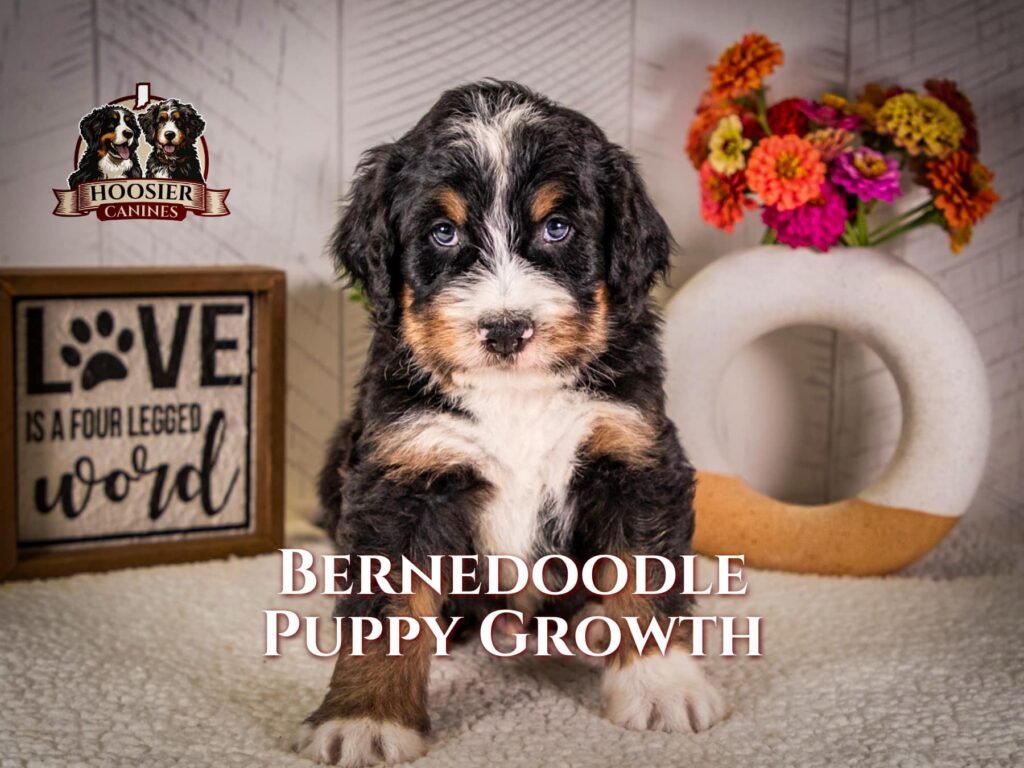 Bernedoodle Puppy Growth 7 Bernedoodle Puppy Growth And The Stages Of Standard, Mini And Micro Bernedoodles Explained In This Blog Post. Learn The Answer To Are Bernedoodles Hypoallergenic?